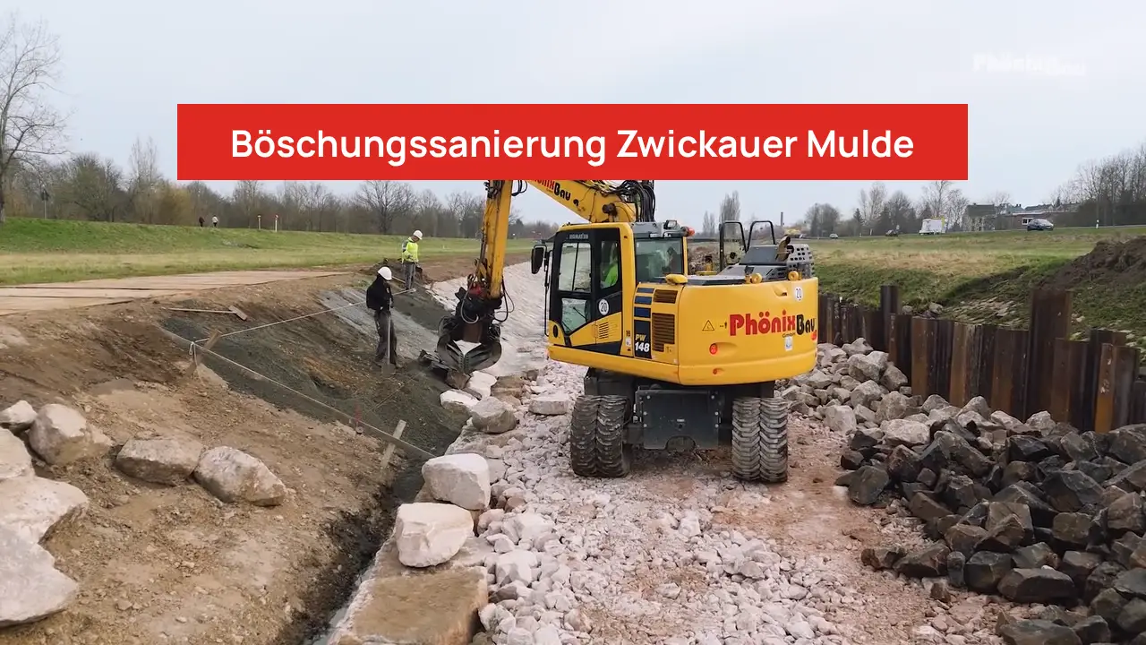 Böschungssanierung Zwickauer Mulde