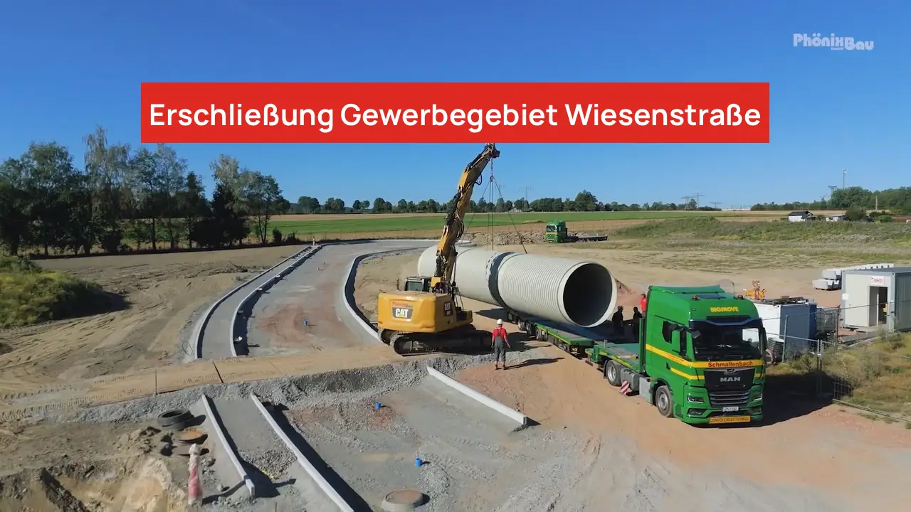 Erschließung Gewerbegebiet Wiesenstraße